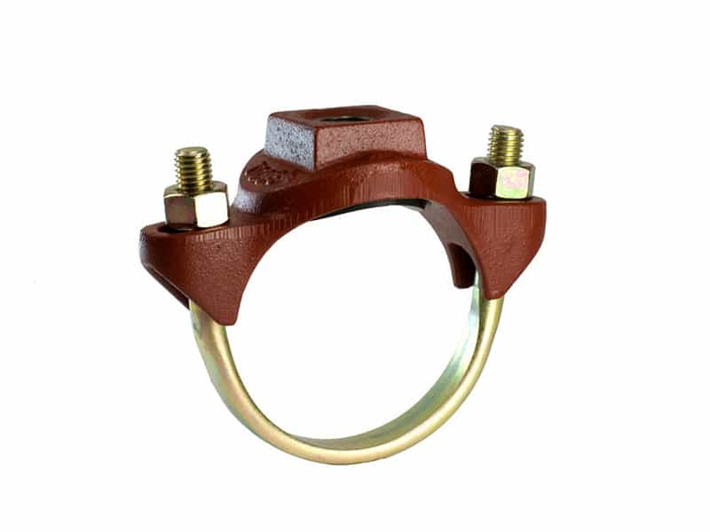 clamp on pipe saddle fittings